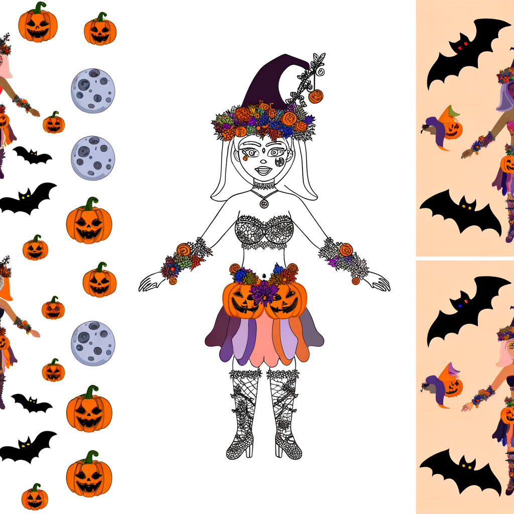 Dress-Up Delight: Halloween Puzzle Quest